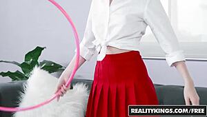 bambino and hailey little show off tight pussy on realitykings