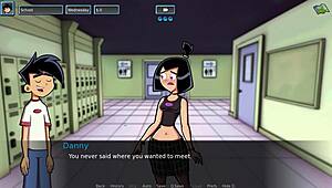 Amity Park parody uncensored shower fun with bathing scenes