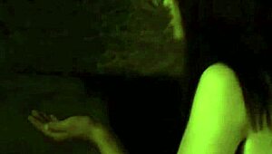 Graceful dance showcasing her nude body