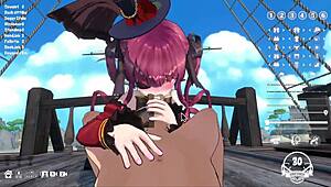 Captain horny sailing wants to fuck big breasted captain