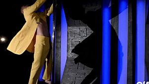 Watch me do this sexy gay strip tease while dancing on the pole.