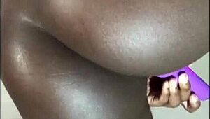 twerking hard on this vibrating dildo, feeling every inch 😈