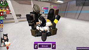 Hey, check this Whoreblox game with an epic gangbang moment