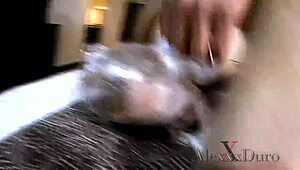 Agac Samantha Wrapped In Plastic, Forced To Deepthroat Weird Guy's Cock!