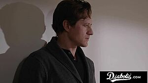 Man, this hot brunette milf sucks and fucks while her husband watches!