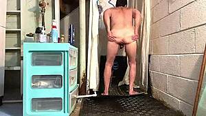 ever tried gay enema with shower play?