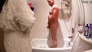 Scarlett Johnson Can't Even Shower Without Craving a Wild Face Fuck Session