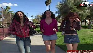 เคยเห็นสาวสวยสามคนร่วมปาร์ตี้เซ็กส์ส่วนตัวผสมเชื้อชาติกับสาวโสเภณีหรือเปล่า?