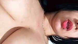 Latina amateur squirts hard in homemade dirty talk clip.