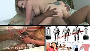 Bbw women taking on a big cock for some serious penis enlargement action.