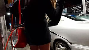 Car Wash Adventure in Public Outdoor Setting