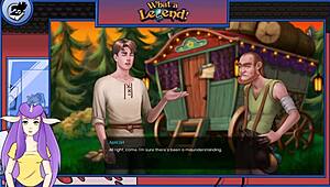 Brunette orgy with monster cocks