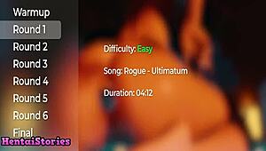 Wow! Her first time taking two dicks in this wild game play!