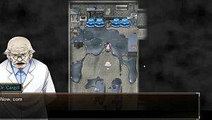 Karryn's Prison Hentai Game Ep 12: ROUGH THREESOME with Slime Monster and Thug!