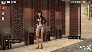 Fashion Business character takes a hot shower in episode 1 scene 94