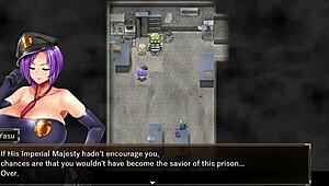 Karryn's Prison Hentai Game Ep 12: ROUGH THREESOME with Slime Monster and Thug!