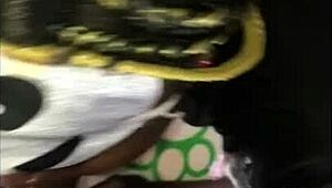 Venezuelan Ebony Girl Sucks Big Cock Then Anal Fucks