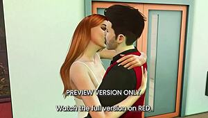 The bachelorette party with celebrities in 3d hentai