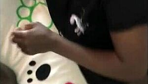 Venezuelan Ebony Girl Sucks Big Cock Then Anal Fucks