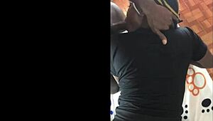 Venezuelan Ebony Girl Sucks Big Cock Then Anal Fucks