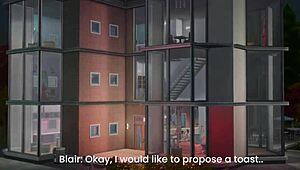 The bachelorette party with celebrities in 3d hentai