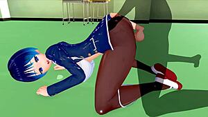 Female Classmate Needs Help In Corridor