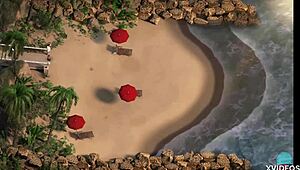 Horny adventures on tropical island: getting sucked by milf in Treasure of Nadia