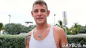 Lusty Blowjob with a Sexy Gay in a Hot Contest