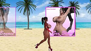 Let's play Lacey's workout with big tits and toys