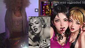 Manic Sabrina Engages In Bizarre Pinball Fetish Activities