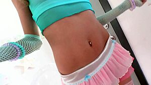 Rebel Lynn Petite Sexy Cutie Fucked By Huge Cock POV Deepthroat.