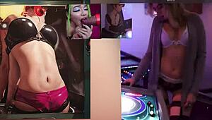 Manic Sabrina Engages In Bizarre Pinball Fetish Activities