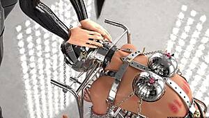 3d bdsm bondage fetish comics by cybercaptain