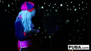 Can Two Hot Blondes Share a Halloween Fright?