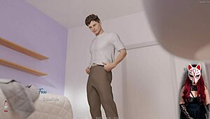 Growing Things Up - Ep 2 features big tits in cosplay lingerie, anime costumes revealing see-through college fantasies.