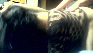 Young Chubby Navajo Tiff Bent Over in Intense Doggystyle Fucking