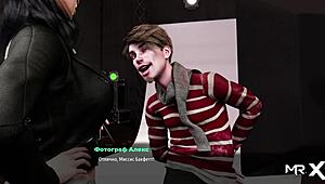 In Fashion Business, girlfriend helps friend with man in 3D anime hentai