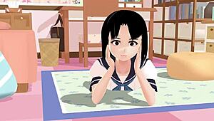 【Mia】 Anime School Girl Gravure In Her Rooms 【A Sailor School Uniform】