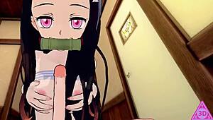 i’m obsessed with koikatsu tanjiro nezuko demon slayer hentai banging scenes