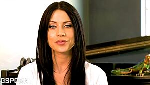 Fucking That Gorgeous Brunette Girl on the Stairs