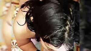 Watch her deepthroat my friend's cock!