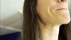 Lety Howl gets drilled by the delivery guy in her kitchen. Neighbors watch close.