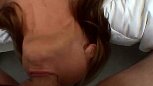 Rubbing a dick in her face