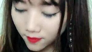 Vietnamese Girl on Uplive Talkshow Livestream Gets Naughty