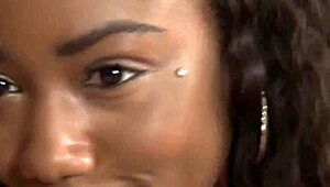 i’m obsessed with this ebony teen’s hardcore facial in stunning reality vid.