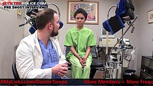 Sandra Chappelle disodok polisi lagi di kantor rumah sakit Tampa. Dipaksa nyedot kontol besar petugas untuk kebebasan