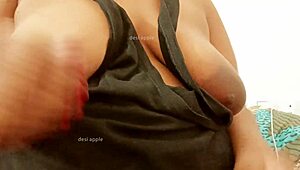 Vietnamese teen girl shows off her sexy tits