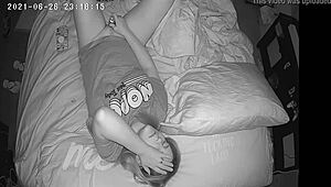 Milf's orgasm hits so strong she curls up screaming loud