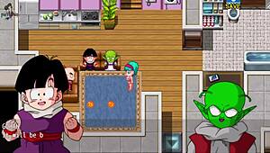 bulma says, 'watch my adventure with monsters'