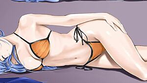 Hey there, Minah blackmails you in this wild hentai JOI session